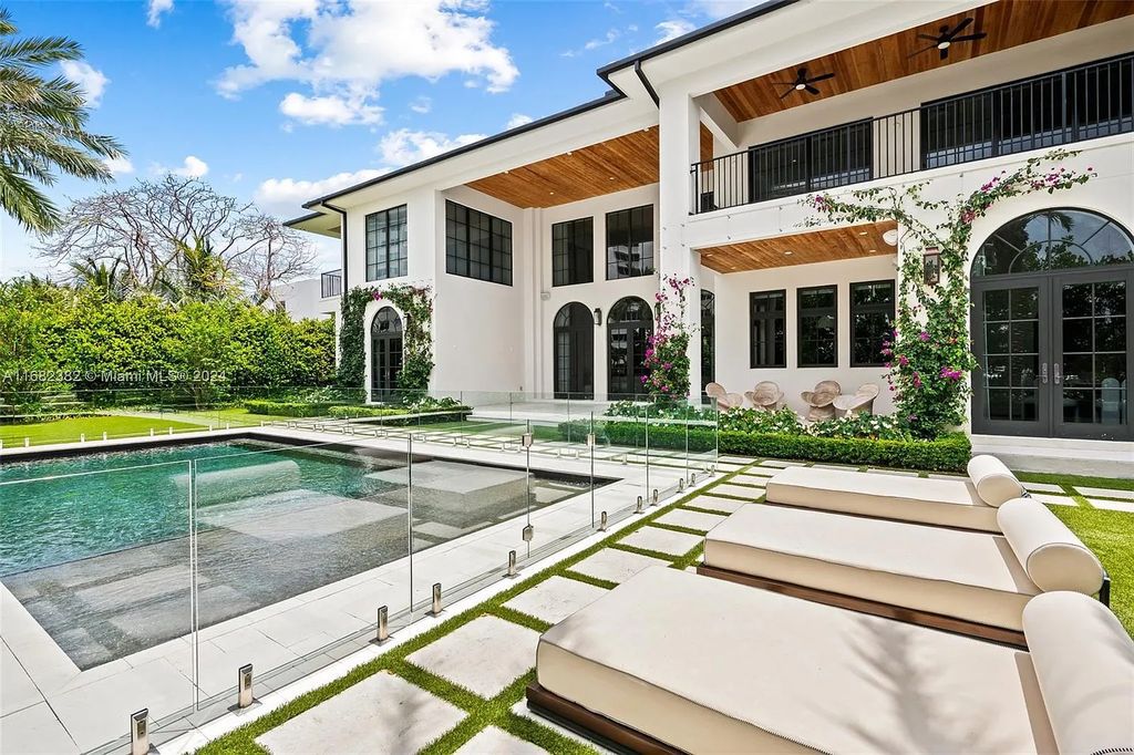 Luxurious $10 Million Mediterranean Waterfront Estate with Designer Interiors in Hallandale Beach