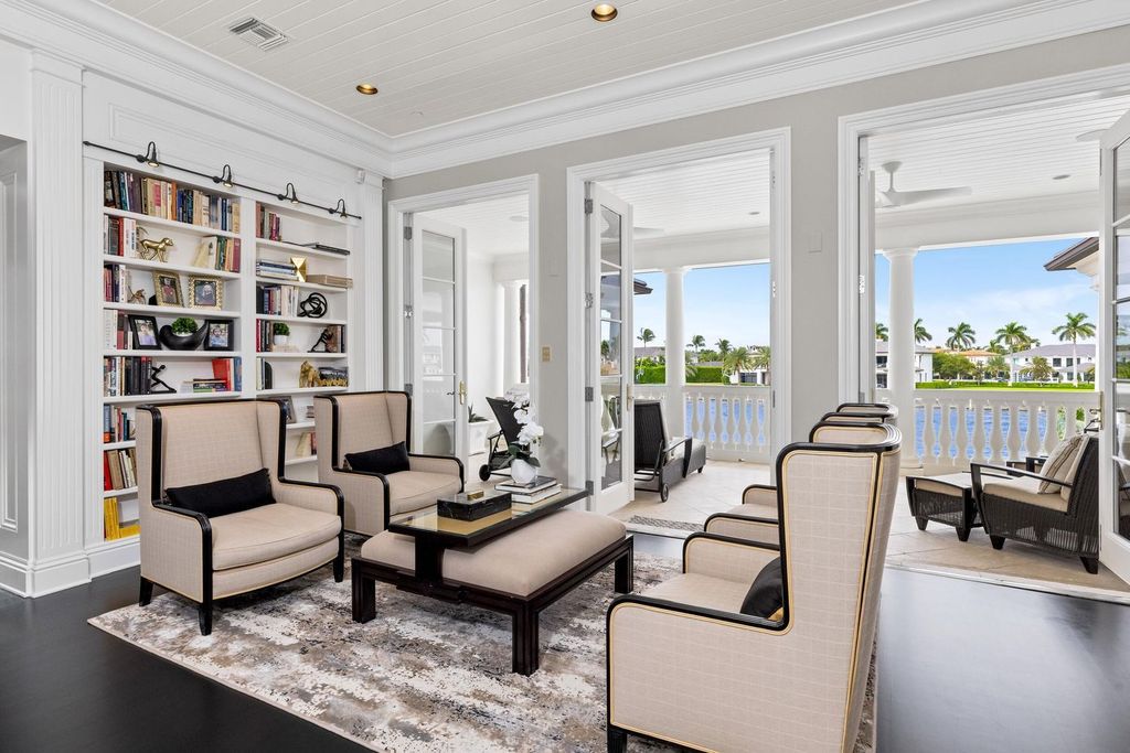 Luxurious $19.5 Million Waterfront Mansion with 200 Feet of Intracoastal Frontage in Boca Raton