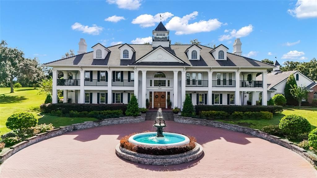 Luxurious $8.5 Million 70-Acre Equestrian Estate with Custom 10,000 SF Home and Guest House in Eustis, Florida