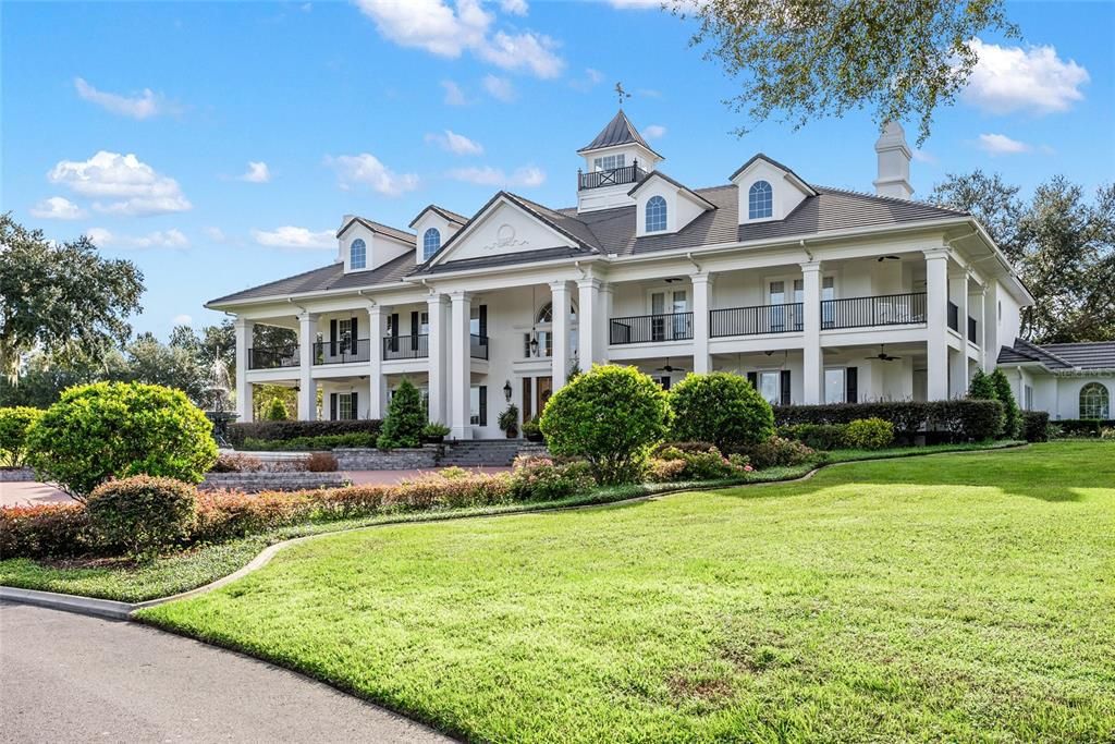 Luxurious $8.5 Million 70-Acre Equestrian Estate with Custom 10,000 SF Home and Guest House in Eustis, Florida