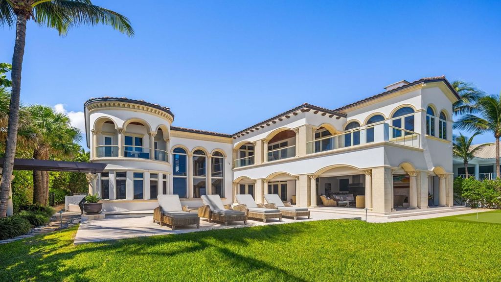 Oceanfront Masterpiece in Highland Beach $34.5 Million Luxury Estate with Custom Finishes, Pools, and Stunning Ocean Views