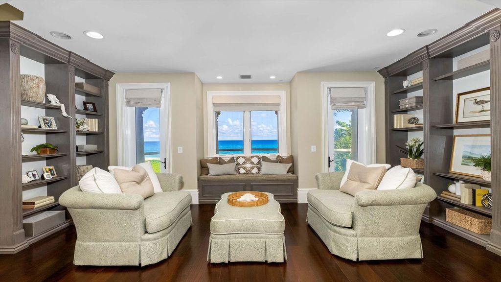 Oceanfront Masterpiece in Highland Beach $34.5 Million Luxury Estate with Custom Finishes, Pools, and Stunning Ocean Views