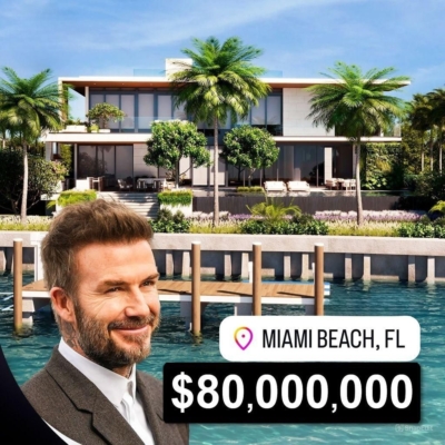 Soccer Mogul David Beckham is Buying This Miami Beach Spec Mansion for $80M