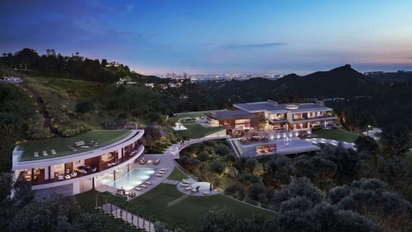 Spectacular 10-Acre Promontory Estate in California Offering Sweeping City and Mountain Views, Listed for $126 Million