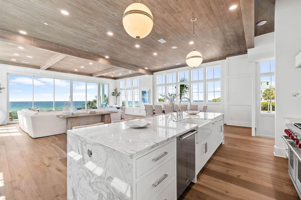 Stunning $16 Million Gulf-Front Estate with Sweeping Views and Direct Beach Access in Santa Rosa Beach