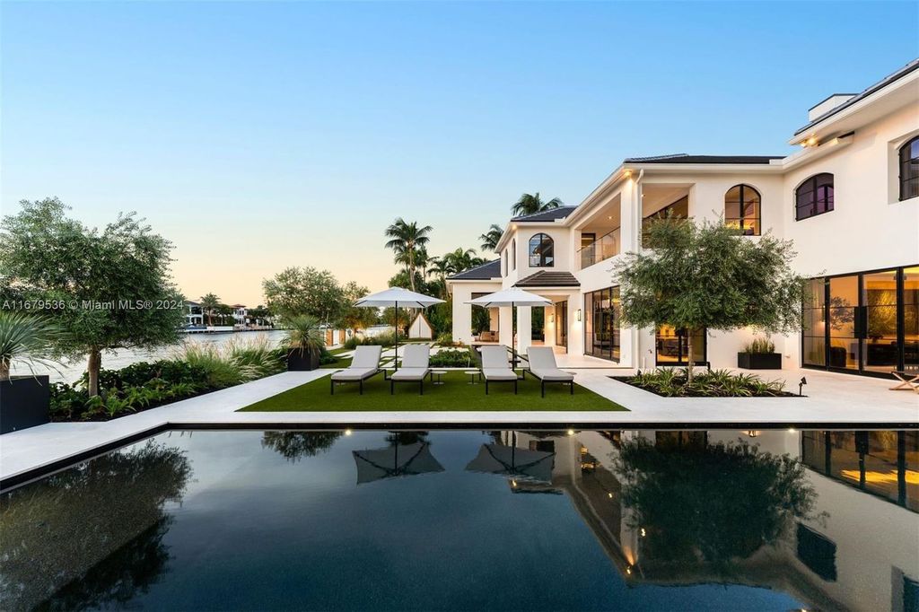 Stunning $32.5 Million Luxury Estate with 150 Feet of Intracoastal Waterway Frontage in Boca Raton