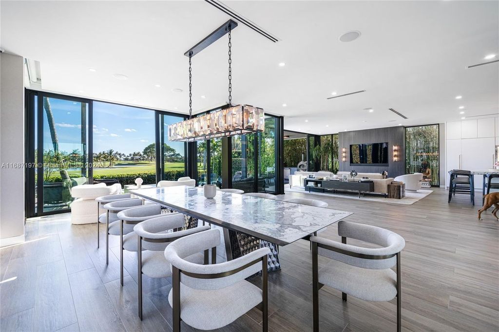 $11.3 Million Luxury Smart Home with Golf Course Views Saltwater Pool and Designer Features in Miami Beach