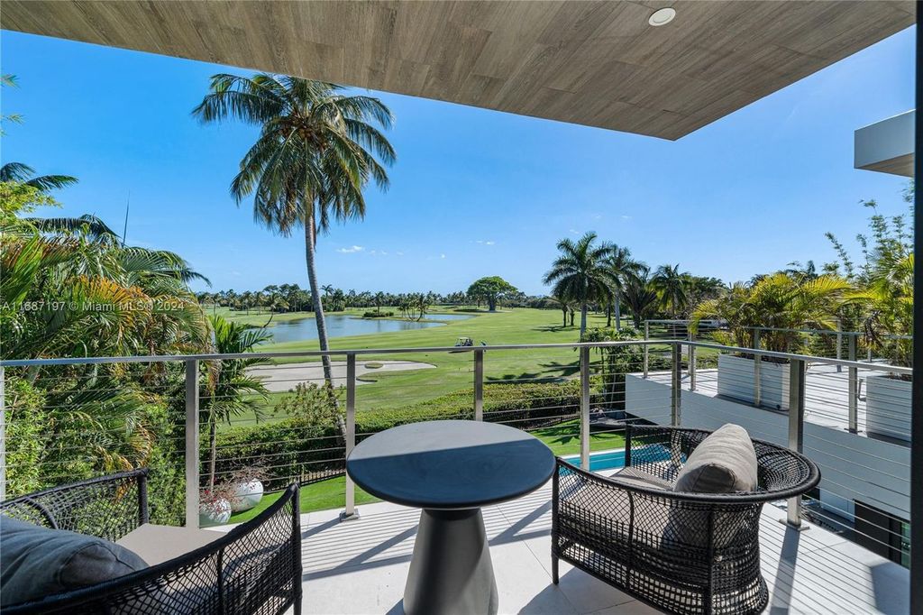 $11.3 Million Luxury Smart Home with Golf Course Views Saltwater Pool and Designer Features in Miami Beach