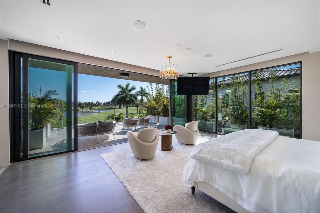 $11.3 Million Luxury Smart Home with Golf Course Views Saltwater Pool and Designer Features in Miami Beach