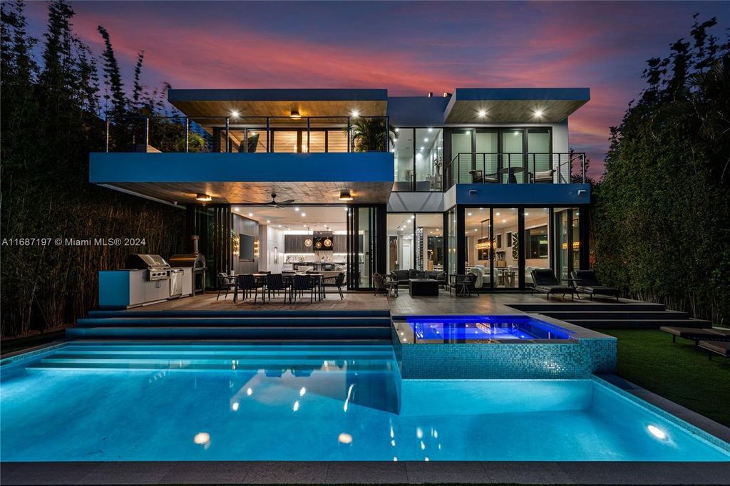 $11.3 Million Luxury Smart Home with Golf Course Views Saltwater Pool and Designer Features in Miami Beach