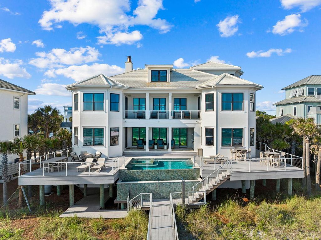 $13 Million Oceanfront Estate in Miramar Beach, Florida with Over Half an Acre of Land and Stunning Gulf Views