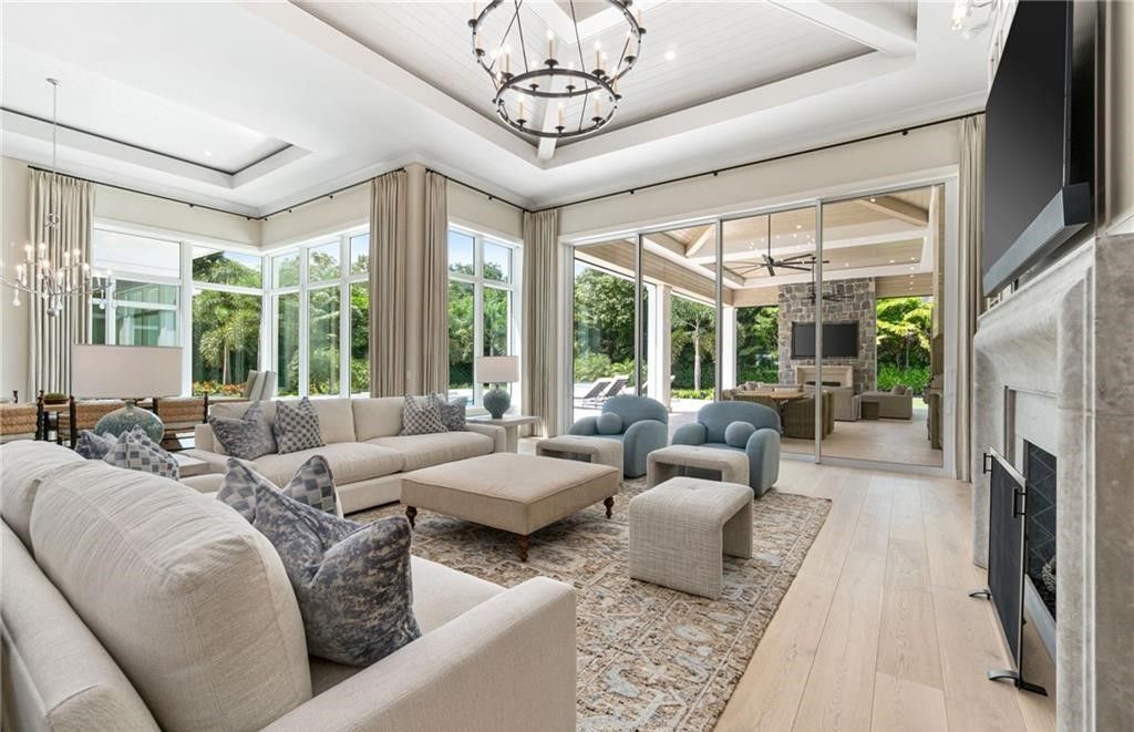 $13.2 Million Custom Estate in Naples Florida Featuring Luxury Living and Lowcountry Elegance