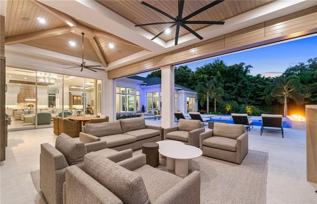 $13.2 Million Custom Estate in Naples Florida Featuring Luxury Living and Lowcountry Elegance