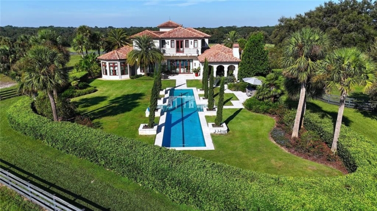 $13.9 Million Luxury Equestrian Estate on 72+ Acres with Custom Home and World-Class Amenities in Ocala