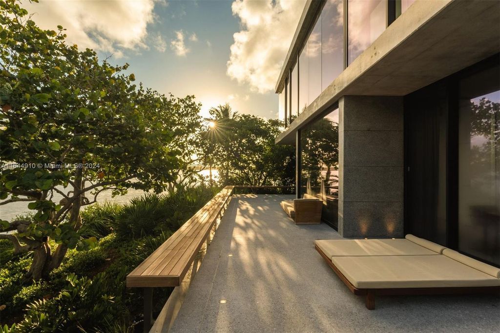 $24.9 Million Zen Waterfront Masterpiece with Bay Views and Lush Gardens in Miami Beach