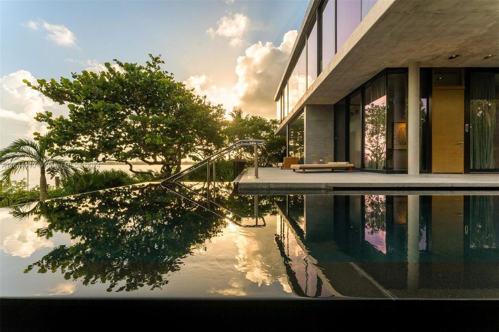 $24.9 Million Zen Waterfront Masterpiece with Bay Views and Lush Gardens in Miami Beach