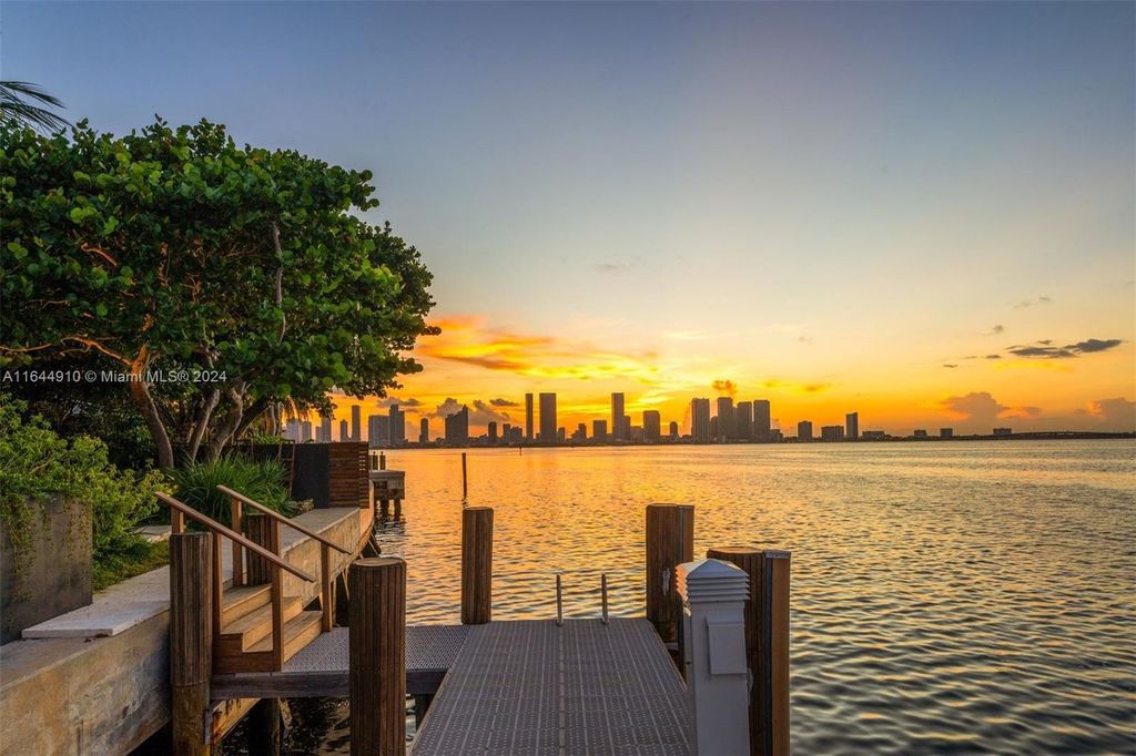 $24.9 Million Zen Waterfront Masterpiece with Bay Views and Lush Gardens in Miami Beach