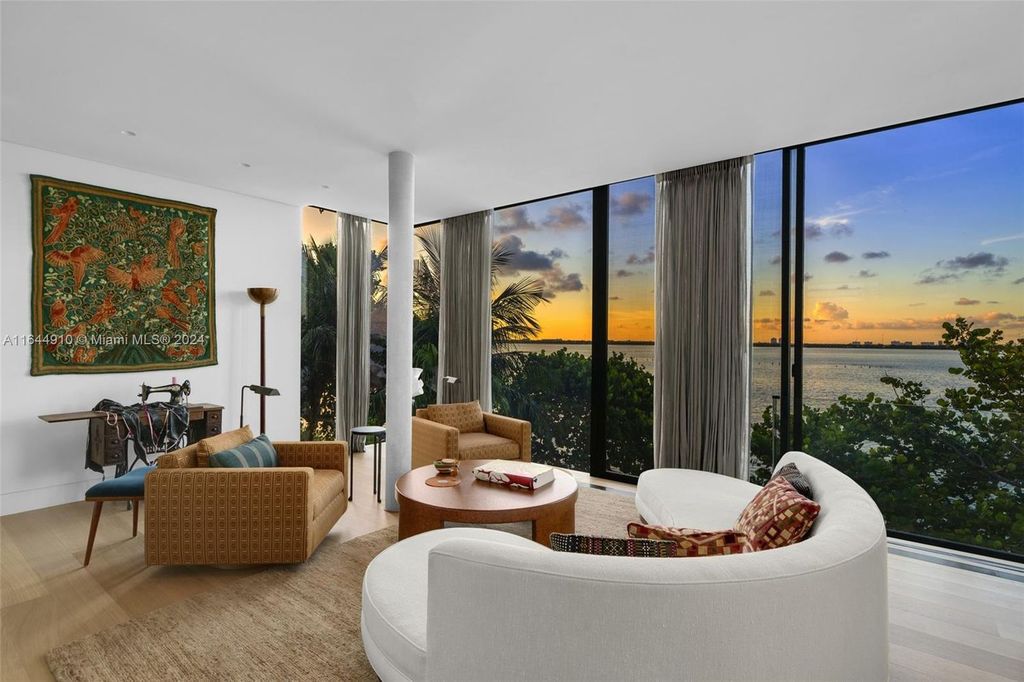 $24.9 Million Zen Waterfront Masterpiece with Bay Views and Lush Gardens in Miami Beach