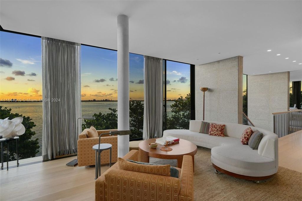 $24.9 Million Zen Waterfront Masterpiece with Bay Views and Lush Gardens in Miami Beach