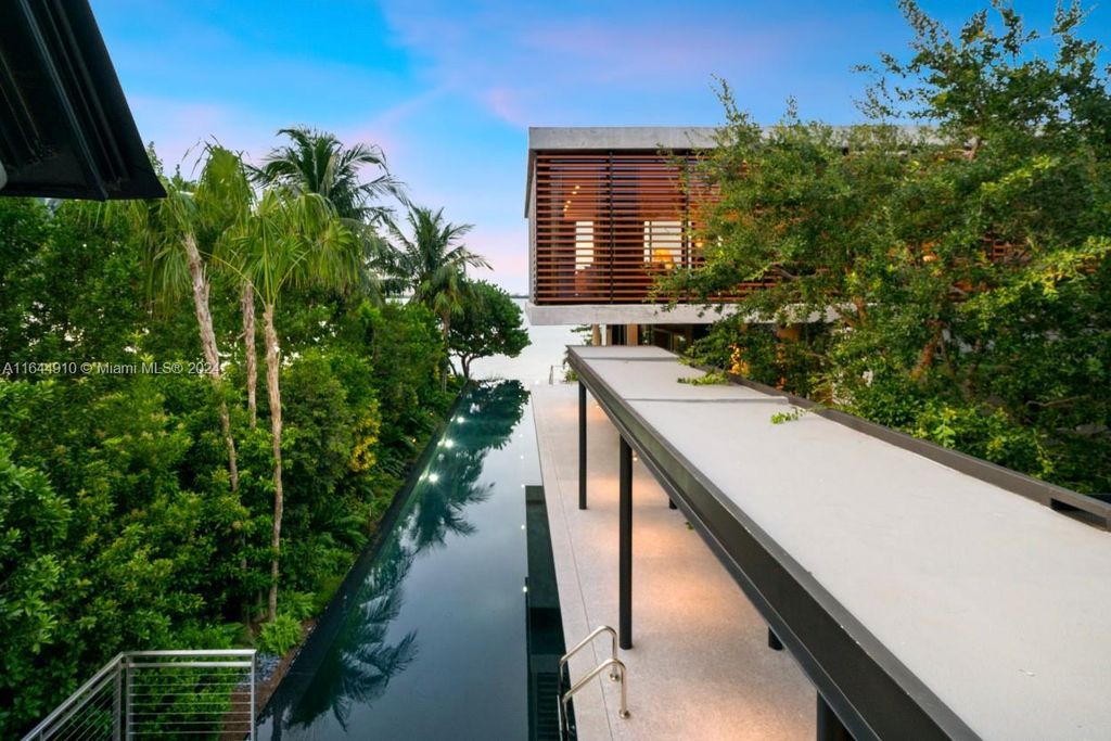 $24.9 Million Zen Waterfront Masterpiece with Bay Views and Lush Gardens in Miami Beach