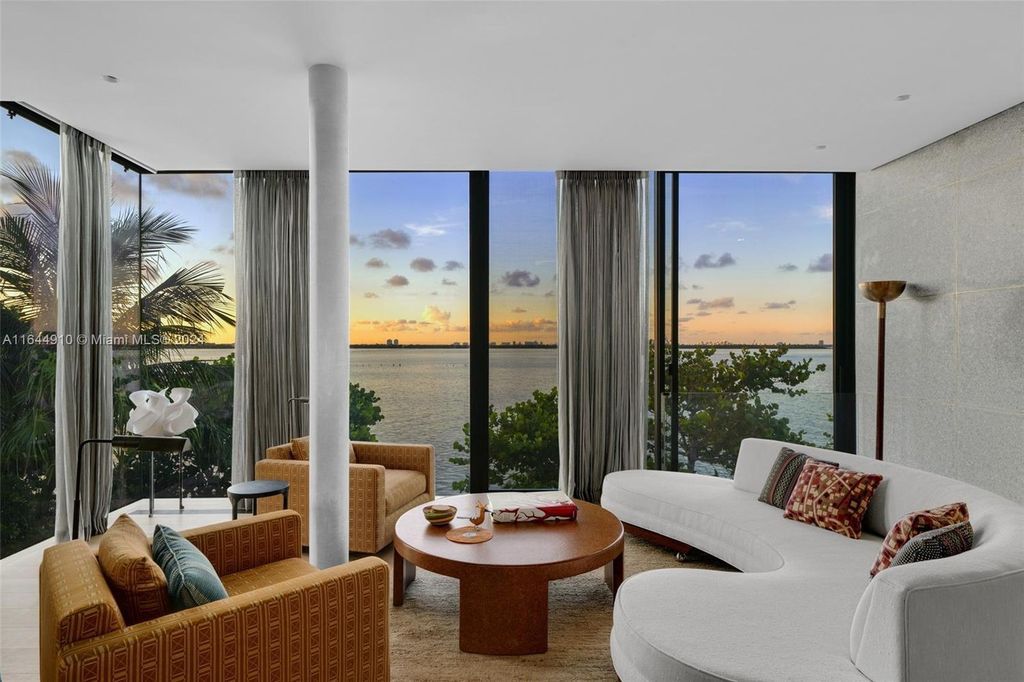 $24.9 Million Zen Waterfront Masterpiece with Bay Views and Lush Gardens in Miami Beach