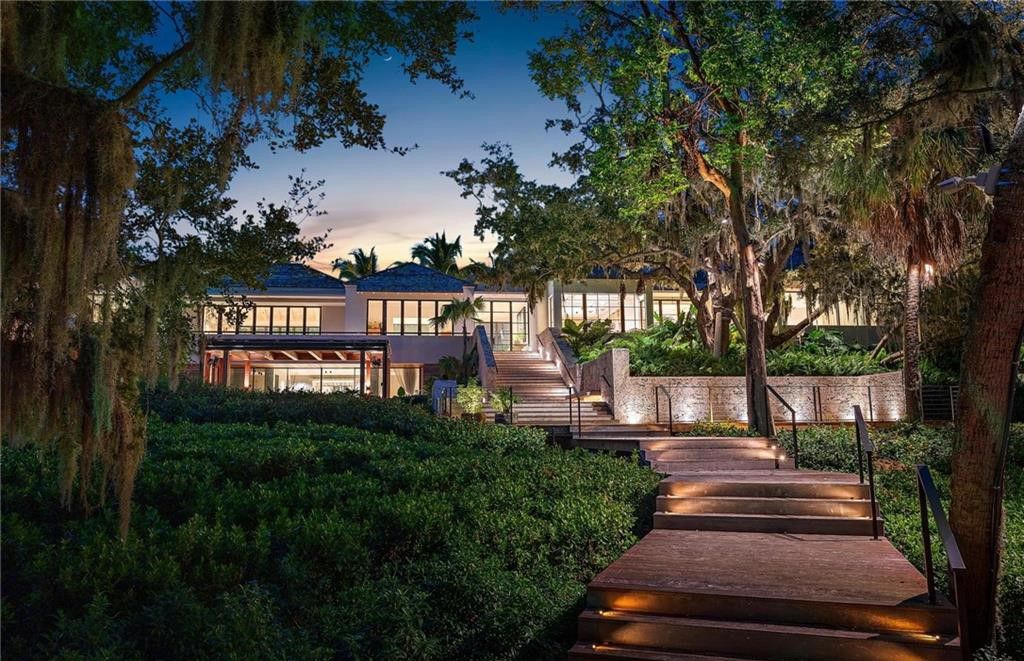 $27.5 Million Waterfront Estate in Sewall’s Point with Private Beach and Deep-Water Dockage