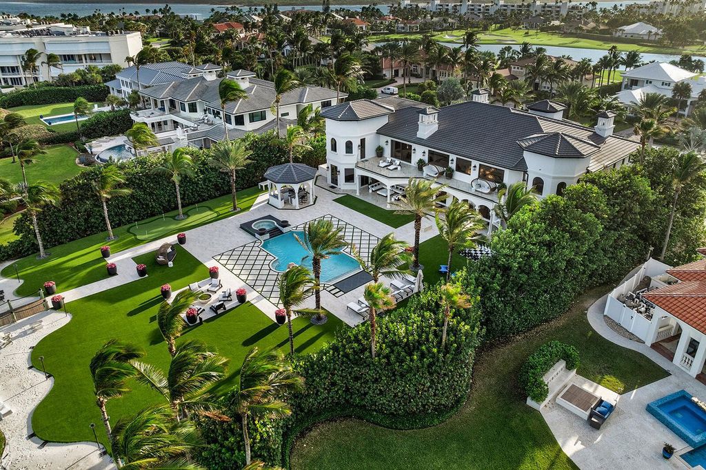 $32 Million Luxurious Oceanfront Estate Via del Mar with 140 Feet of Frontage in Sailfish Point, Stuart