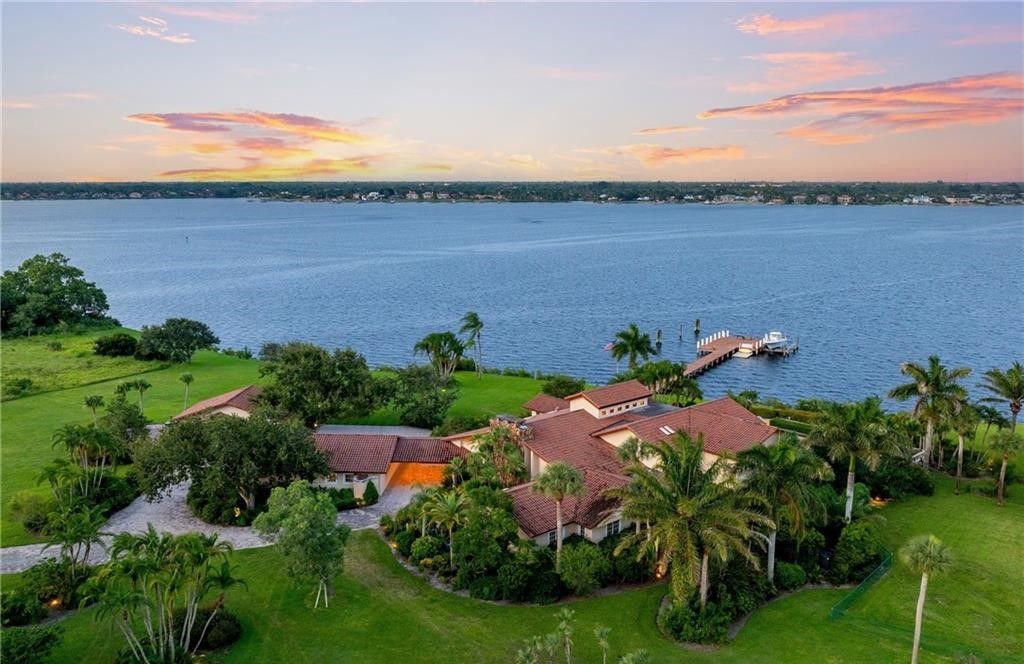 $45 Million Historic Riverfront Estate in Palm City Florida Formerly Owned by Wayne Huizenga Featuring 17 Acres