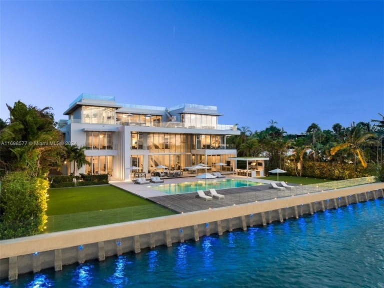 $78 Million Custom-Built Trophy Estate with Biscayne Bay Frontage in Prestigious Bal Harbour