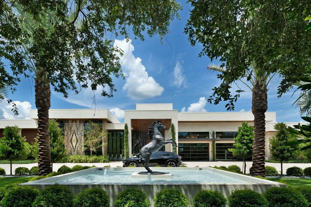 A Ferrari Inspired Masterpiece with 20 Square Feet of Luxury Resort Amenities Listed at $55 Million in Delray Beach