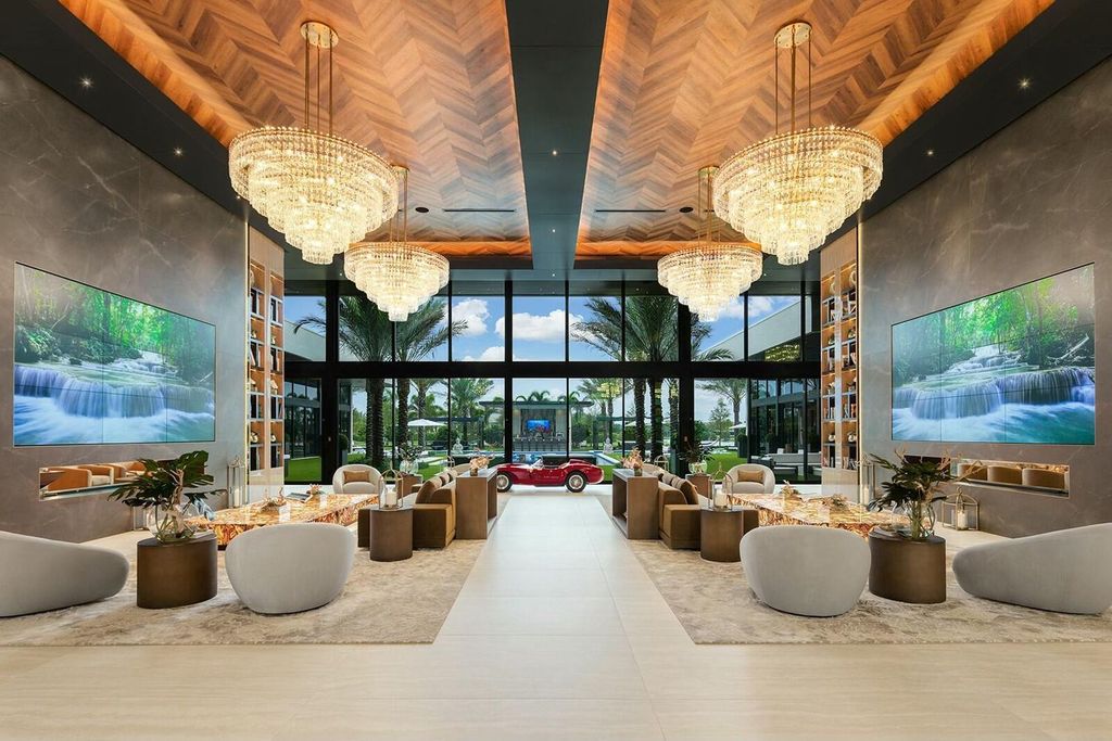 A Ferrari Inspired Masterpiece with 20 Square Feet of Luxury Resort Amenities Listed at $55 Million in Delray Beach