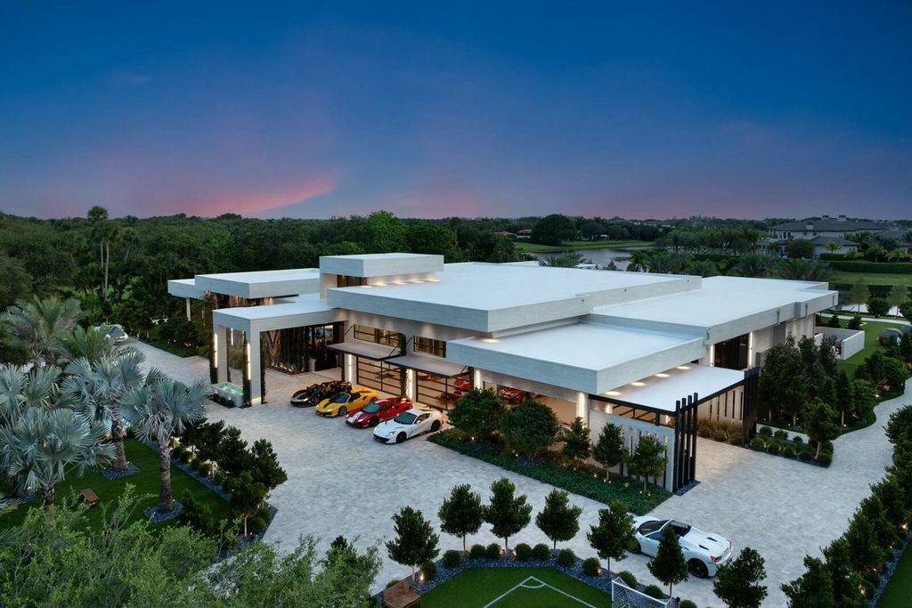 A Ferrari Inspired Masterpiece with 20 Square Feet of Luxury Resort Amenities Listed at $55 Million in Delray Beach