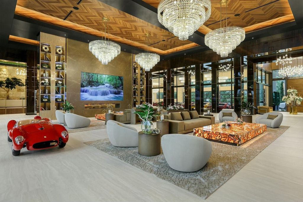 A Ferrari Inspired Masterpiece with 20 Square Feet of Luxury Resort Amenities Listed at $55 Million in Delray Beach