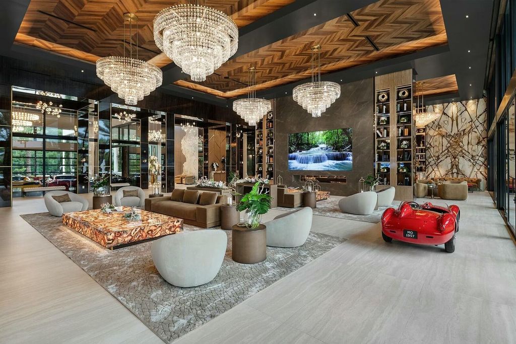 A Ferrari Inspired Masterpiece with 20 Square Feet of Luxury Resort Amenities Listed at $55 Million in Delray Beach