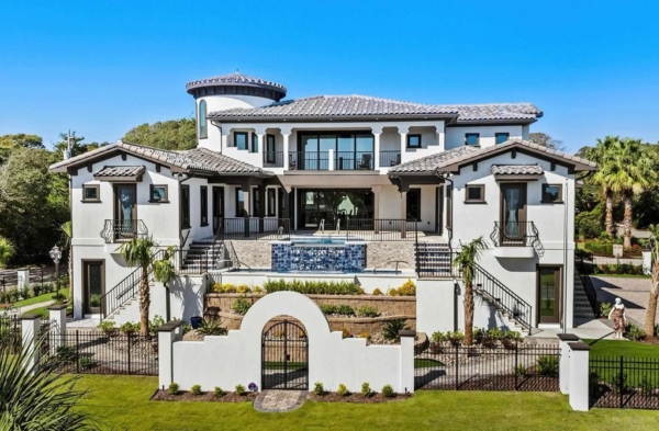 Beautiful Ocean-View Mediterranean Estate in South Carolina Listed for $4.2 Million