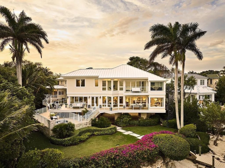 Exclusive $19.9 Million Oceanfront Estate in Key Largo with Private Beach and Marina Slip