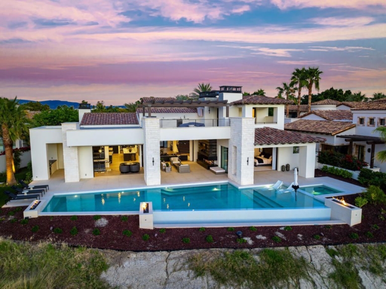 Exclusive Contemporary Estate in Hideaway Golf Club, Offering Unmatched Mountain Views Asking $6.5 Million