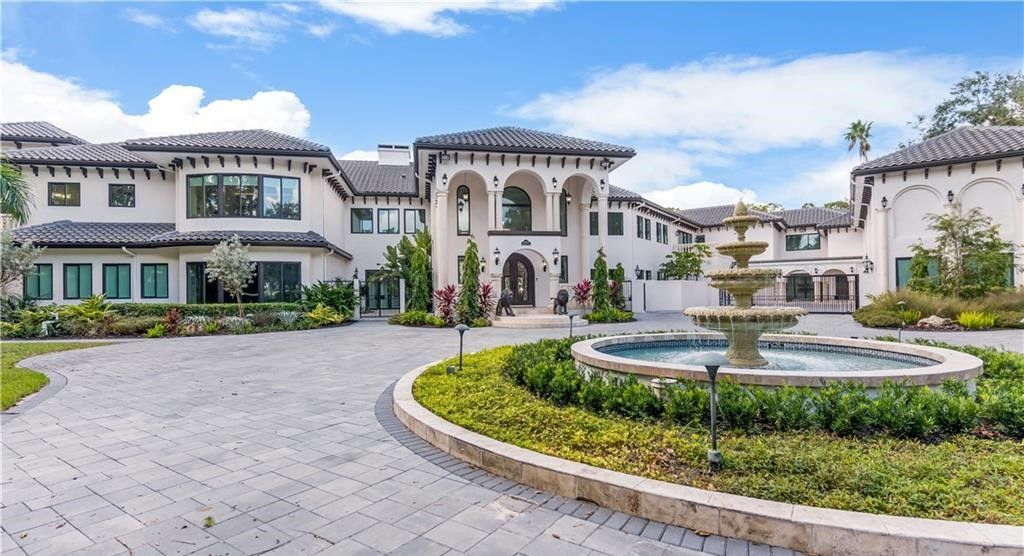 Magnificent $18.9 Million Mediterranean Estate in Naples Quail Creek with 20,400 SF of Luxury Featuring Resort-Style Pool Guest House