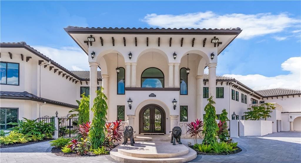 Magnificent $18.9 Million Mediterranean Estate in Naples Quail Creek with 20,400 SF of Luxury Featuring Resort-Style Pool Guest House