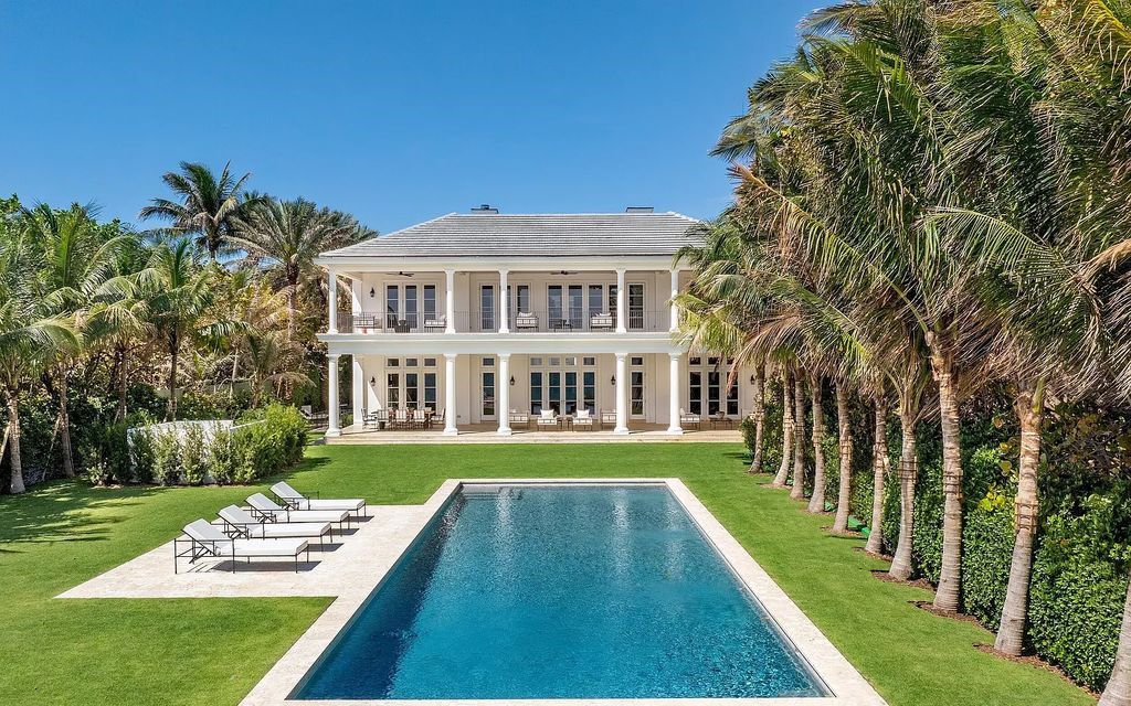 Magnificent $83.5 Million Oceanfront Estate with 7 Bedrooms and Resort-Style Amenities in Palm Beach