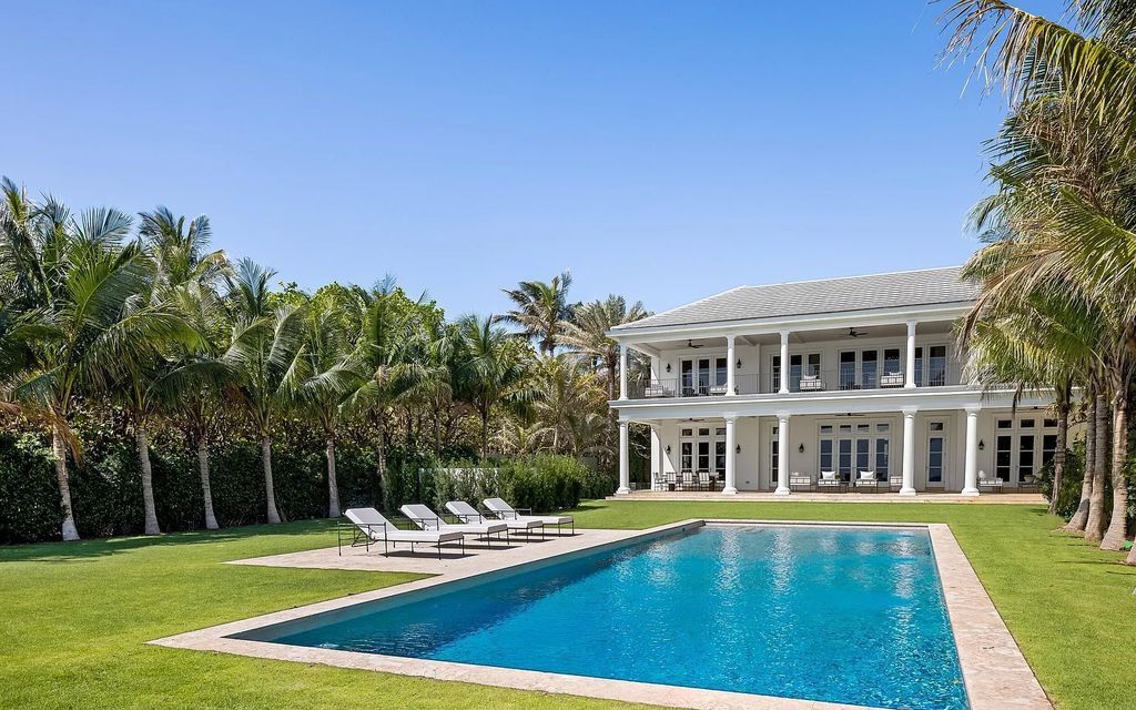 Magnificent $83.5 Million Oceanfront Estate with 7 Bedrooms and Resort-Style Amenities in Palm Beach