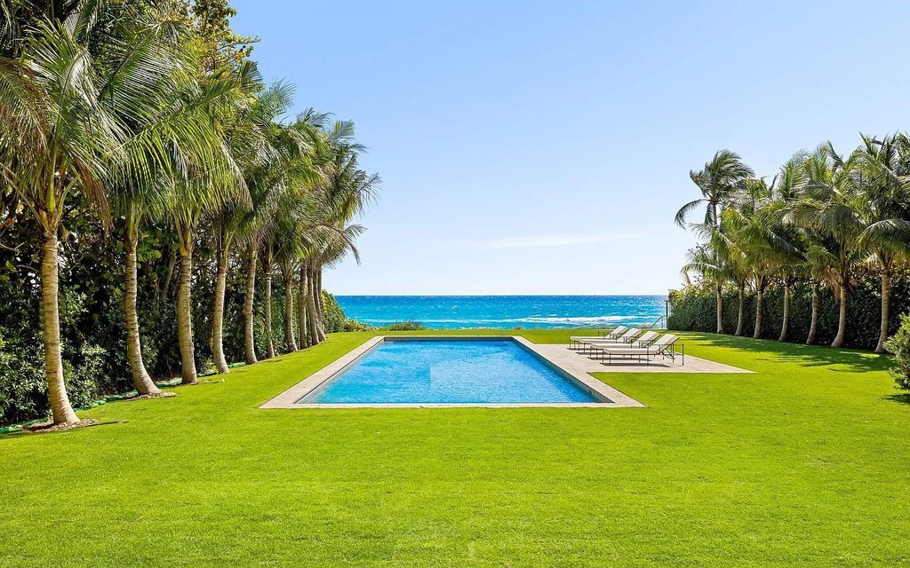 Magnificent $83.5 Million Oceanfront Estate with 7 Bedrooms and Resort-Style Amenities in Palm Beach