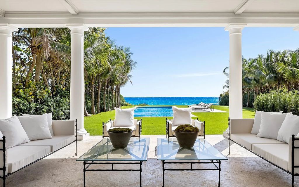 Magnificent $83.5 Million Oceanfront Estate with 7 Bedrooms and Resort-Style Amenities in Palm Beach