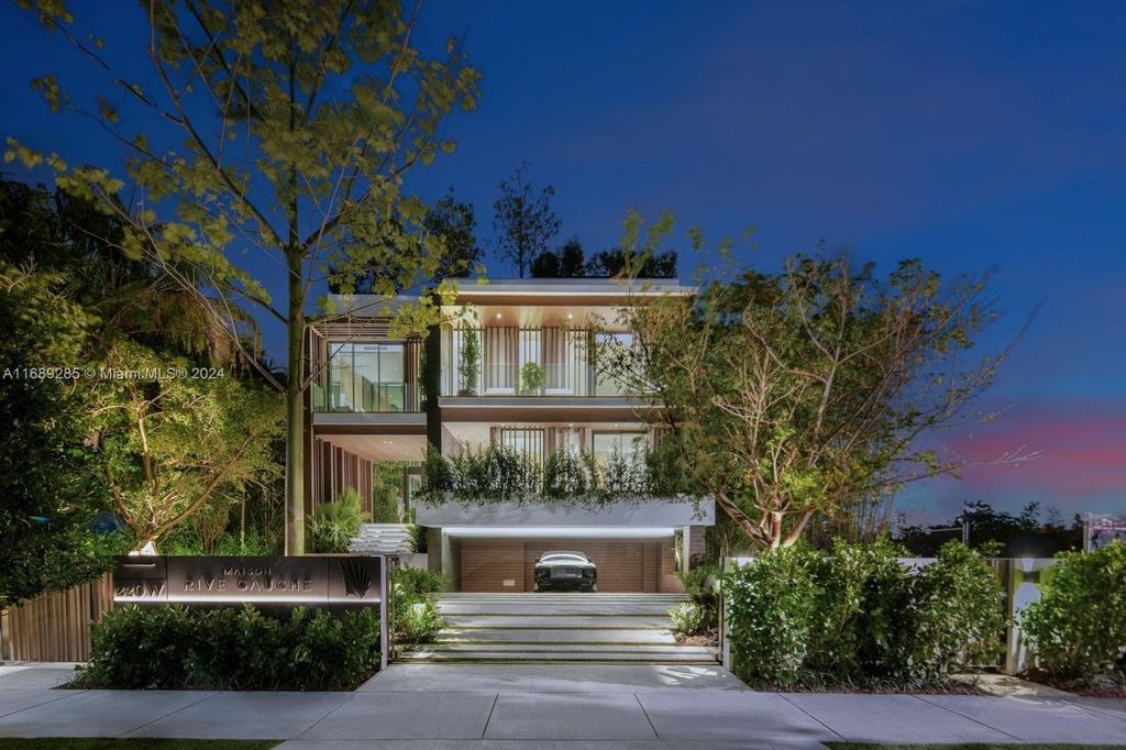 Maison Rive Gauche Waterfront Estate in Miami Beach Listed for $33 Million