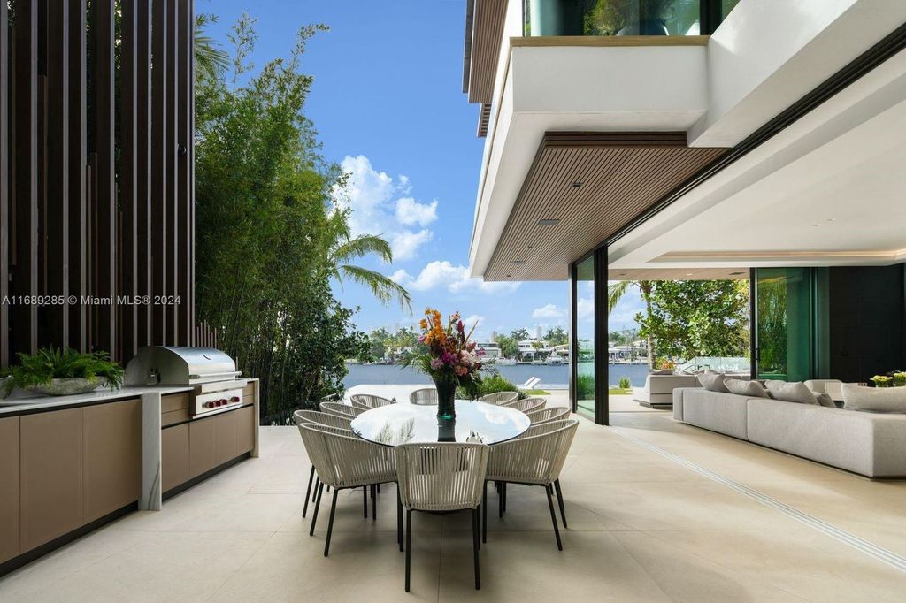 Maison Rive Gauche Waterfront Estate in Miami Beach Listed for $33 Million