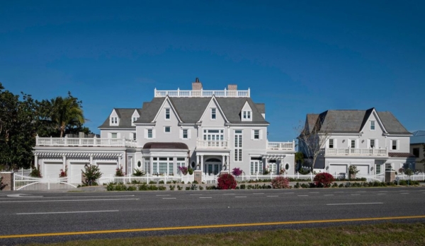 Victorian-Inspired Waterfront Estate with Guest House and Private Dock Offered at $50 Million in Jupiter