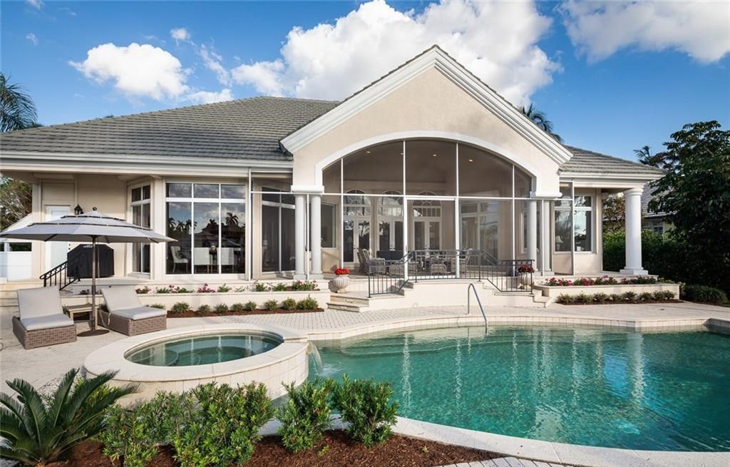 $12.3 Million Exquisite Waterfront Estate with Panoramic Views and Direct Gulf Access in Naples