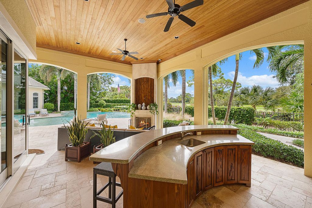 Exquisite $7.3 Million Golf Course Estate in Prestigious Jupiter Hills Village