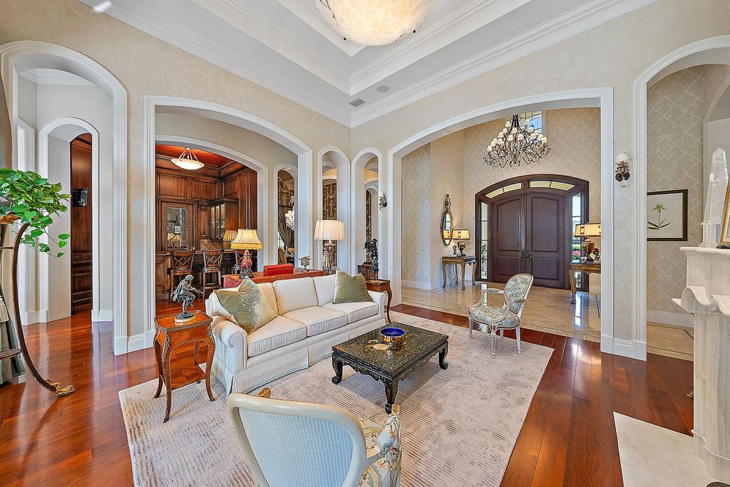 Exquisite $7.3 Million Golf Course Estate in Prestigious Jupiter Hills Village