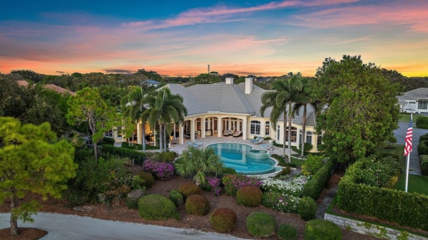 Exquisite $7.3 Million Golf Course Estate in Prestigious Jupiter Hills Village